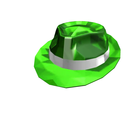 Green Sparkle Time Fedora